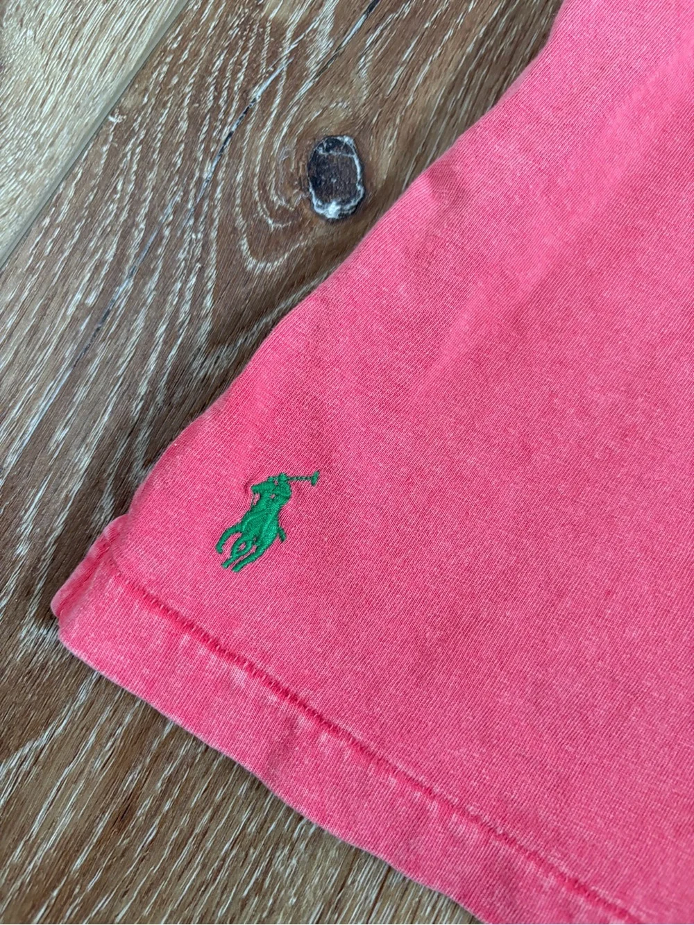 Polo by Ralph Lauren Coral Pink Short-Sleeve Polo with Chest Pocket